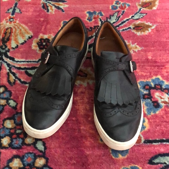 Frye Shoes - Frye Gemma kiltie sneaker in Black